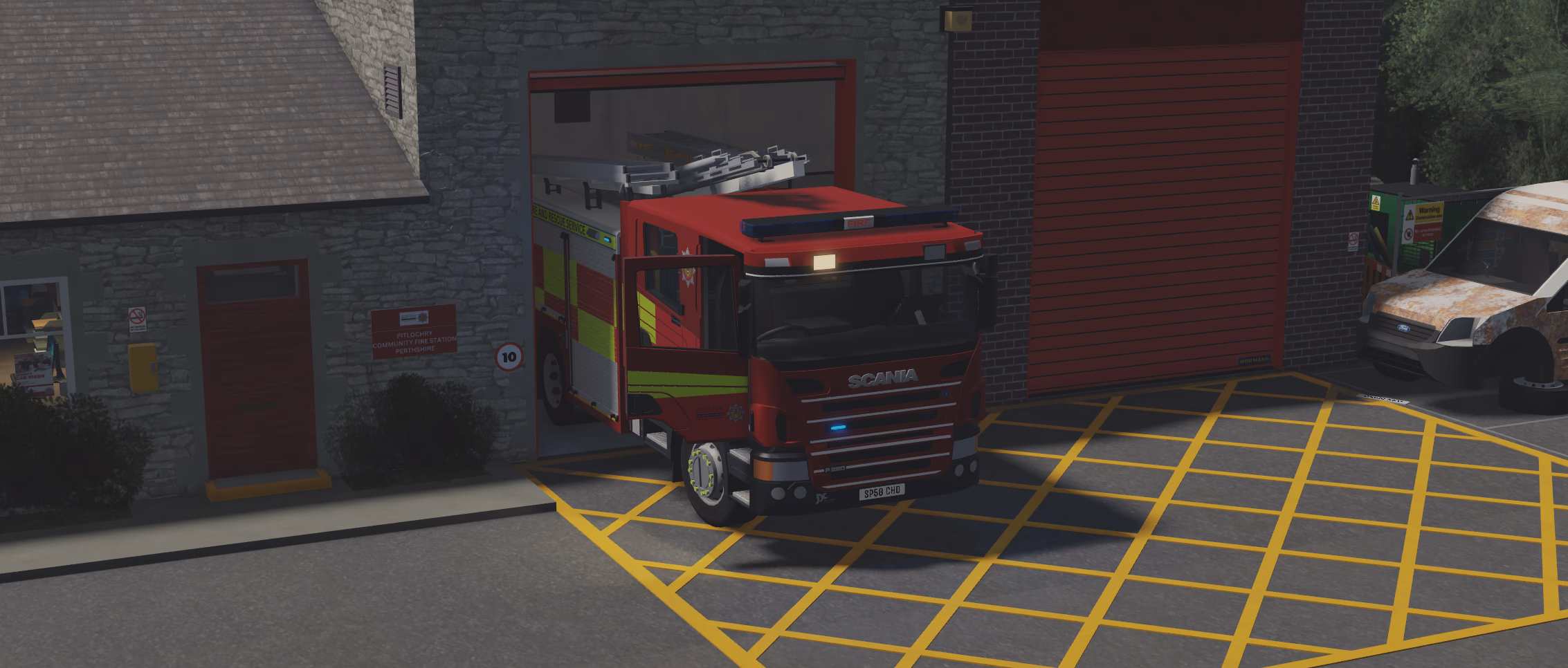 Aerial view of Pitlochry